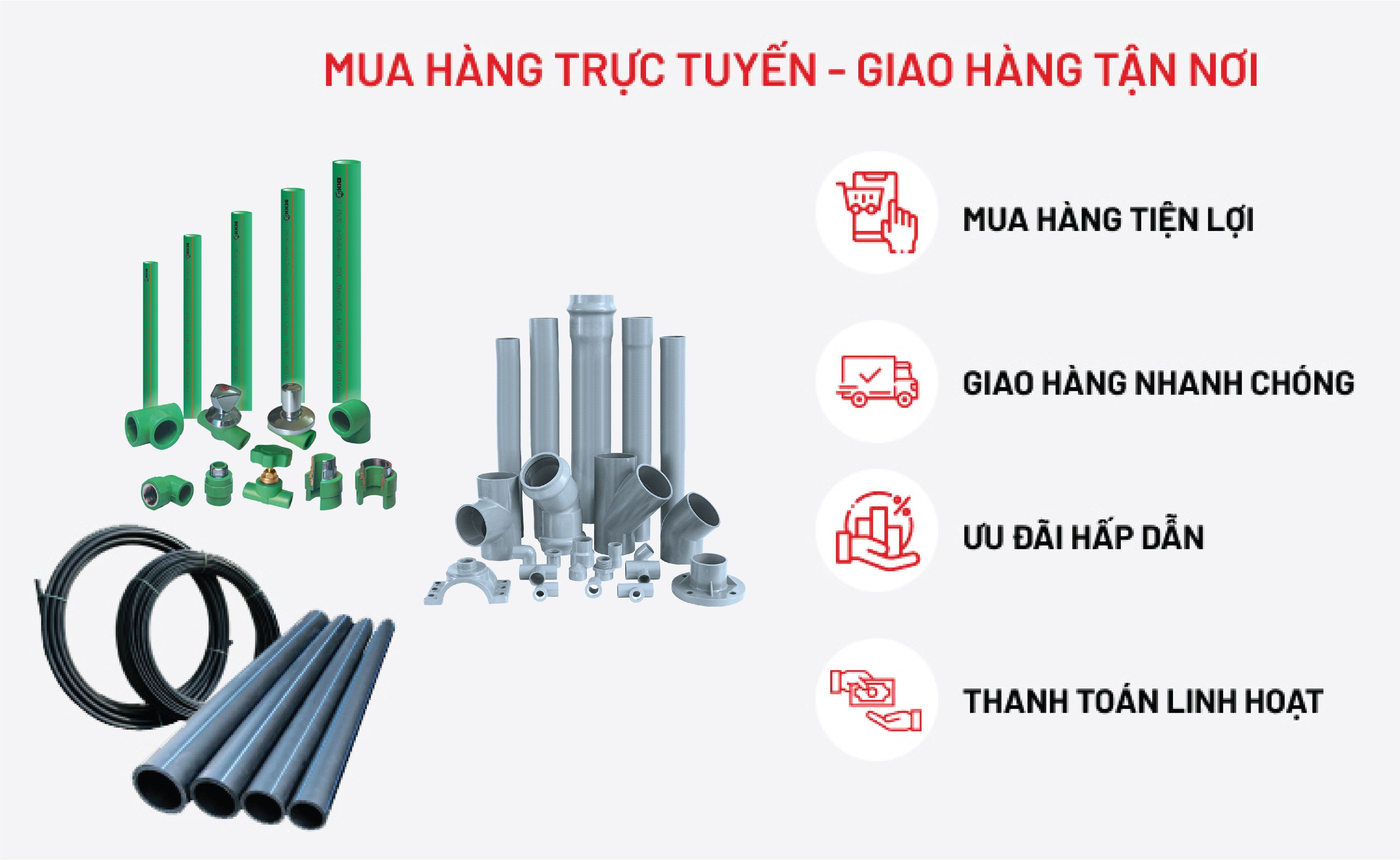 MUA HÀNG TRỰC TUYẾN - GIAO HÀNG TẬN NƠI