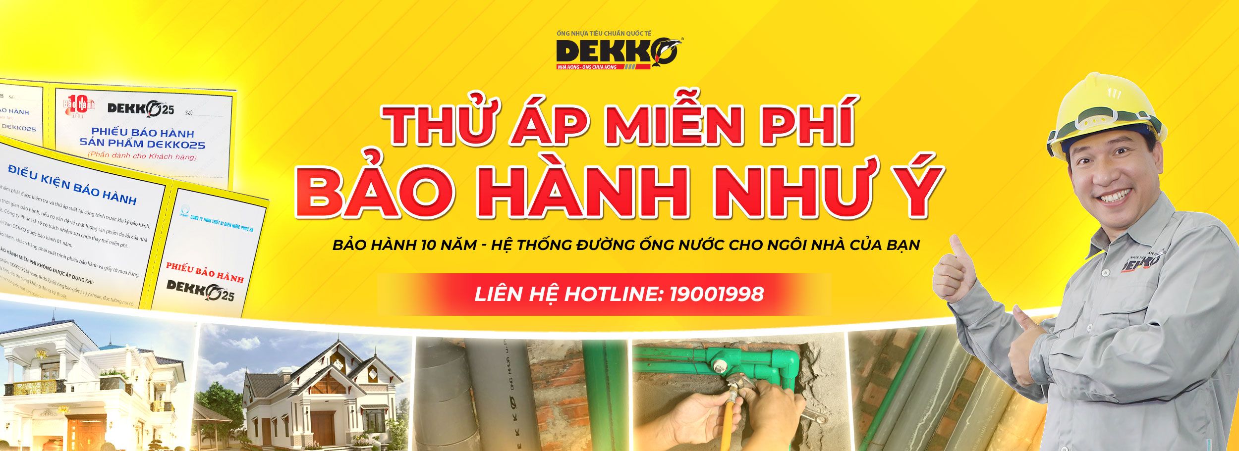 Thử áp miễn phí - Bảo hành như ý