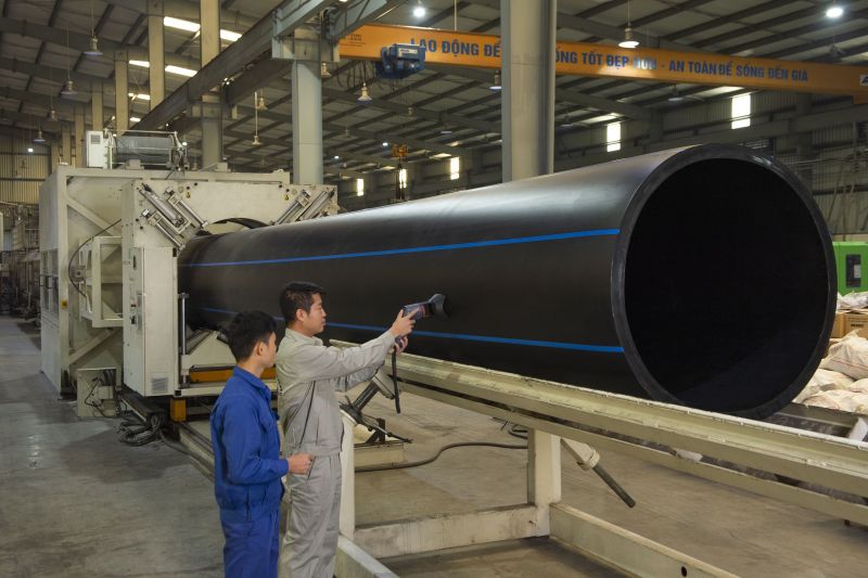 Quy trình sản xuất ống nhựa HDPE tại Dekko