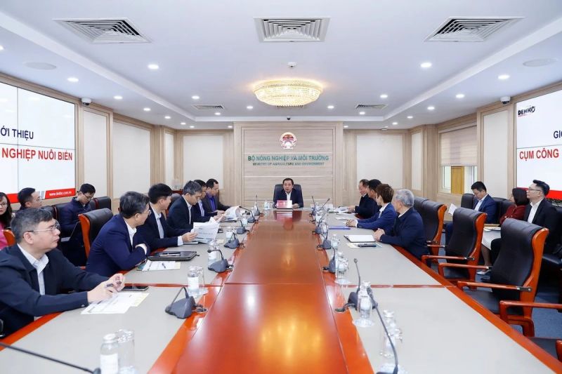 DEKKO tham gia đóng góp giải pháp nuôi biển bền vững tại buổi làm việc giữa Bộ Nông nghiệp và Môi trường với Hiệp hội Nuôi biển Việt Nam