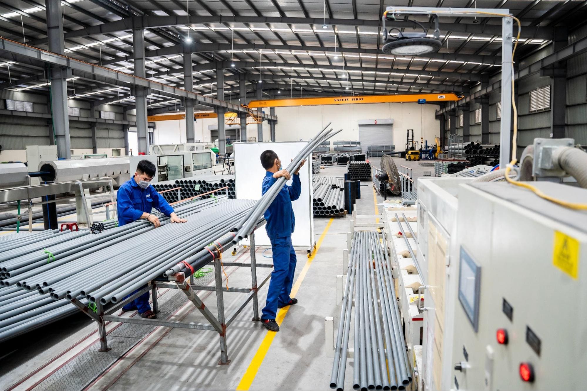 6 bước quy trình sản xuất ống nhựa PVC chi tiết