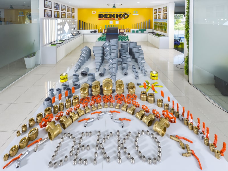 V&ograve;i nước tay gạt đồng DEKKO, VIWA PN10, PN16 gi&aacute; tốt 2026