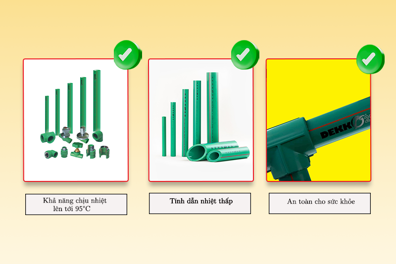 Tại sao ống PPR Dekko phù hợp cho hệ thống dẫn nước nóng
