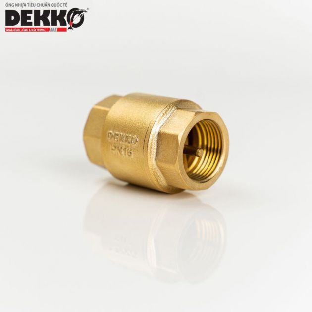 VAN 1 CHIỀU ĐỒNG LÒ XO NÊM ĐỒNG - DEKKO PN16