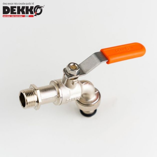 VÒI GẠT ĐỒNG MẠ NIKEN ĐẦU NỐI NHANH - DEKKO PN16