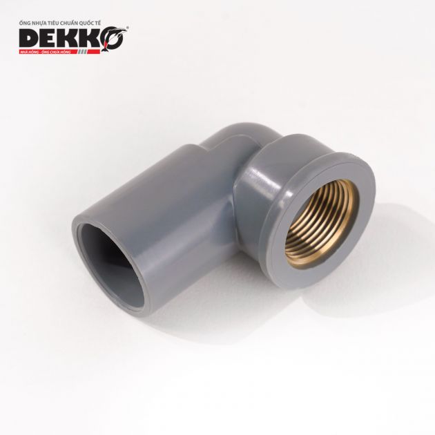 CÚT REN ĐỒNG REN TRONG 90° - PHỤ KIỆN NHỰA PVC DEKKO 2305