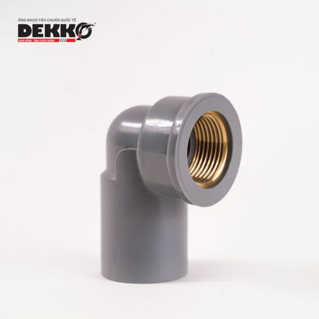 CÚT REN ĐỒNG REN TRONG 90° - PHỤ KIỆN NHỰA PVC DEKKO 2304