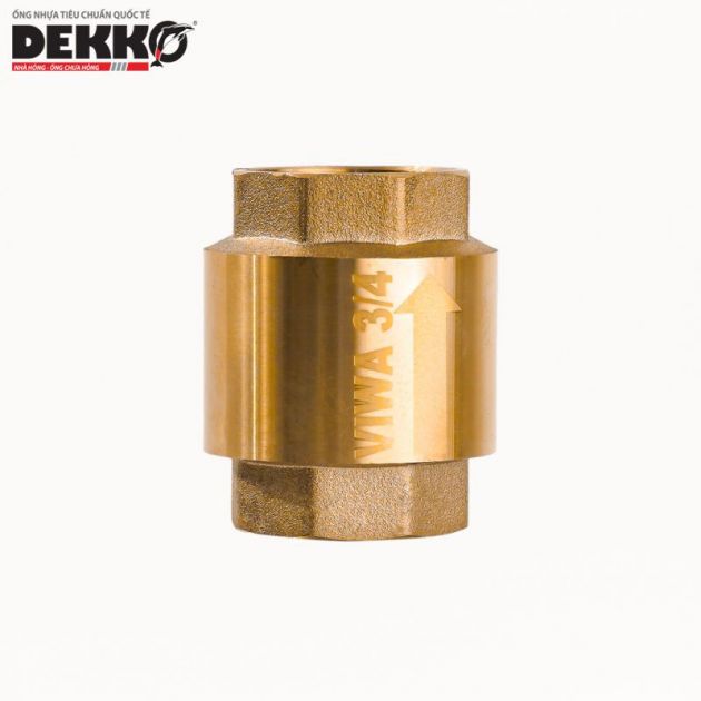 Van 1 chiều đồng lo xo nêm nhựa - VIWA PN10 2235