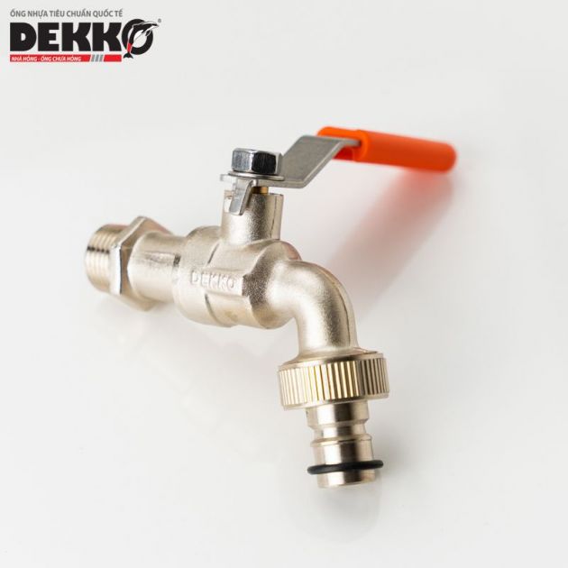 VÒI GẠT ĐỒNG MẠ NIKEN ĐẦU NỐI NHANH - DEKKO PN16 2260