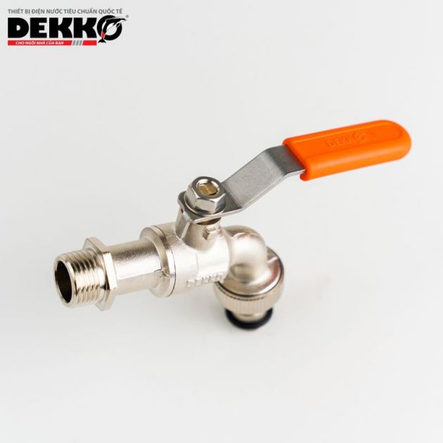 VÒI GẠT ĐỒNG MẠ NIKEN ĐẦU NỐI NHANH - DEKKO PN16 1296