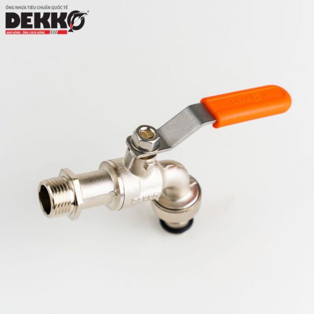 VÒI GẠT ĐỒNG MẠ NIKEN ĐẦU NỐI NHANH - DEKKO PN16 2259