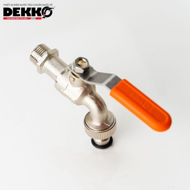 VÒI GẠT ĐỒNG MẠ NIKEN ĐẦU NỐI NHANH - DEKKO PN16 1295