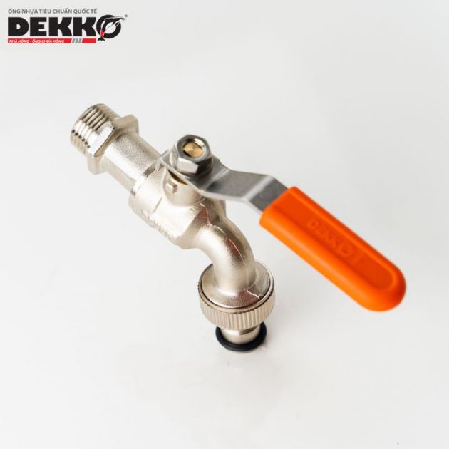 VÒI GẠT ĐỒNG MẠ NIKEN ĐẦU NỐI NHANH - DEKKO PN16 2257