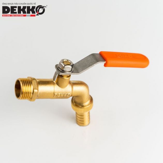 VÒI GẠT ĐỒNG TAY INOX BỌC NHỰA - DEKKO PN16 2286